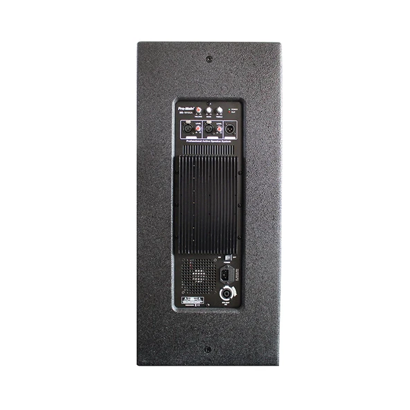 600 WATT 38 CM AKTİF AHŞAP KABİN HOPARLÖR MS-1015GA (4401) - 3