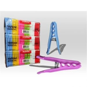PLASTİK ORKİDE MANDAL 144 PARÇA (4401)