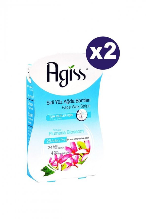 2 Adet Agiss Sirli Yüz Ağda Bantları 24+4 Adet Tüm Ciltler Için - 3