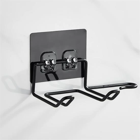 Fön Makine Askısı Siyah Yapışkanlı Fön Makine Tutucu (4401) - 5