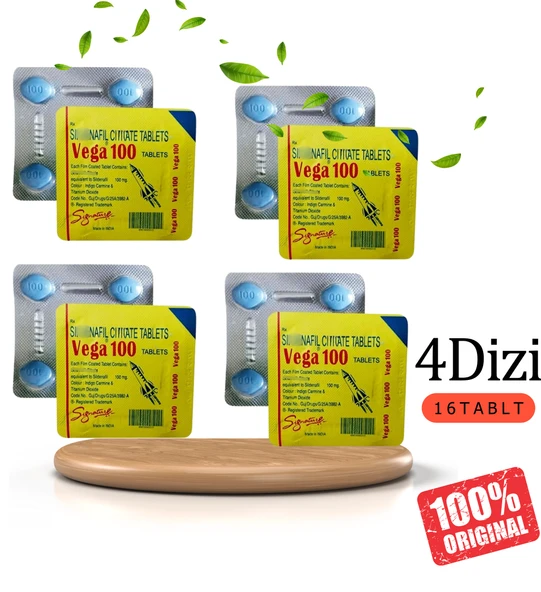 Veg-a 100mg 4'lü Tablet x 4 Dizi Erkeklere özel Sertlestirici1 Destekleyici1 İstek Artirici1 Güc takviye Kuv vet İstek Arttıci16 - 2