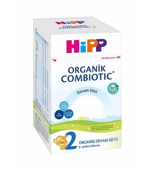 HİPP 600 GR ORGANİK COMBİOTİC BEBEK SÜTÜ (2)