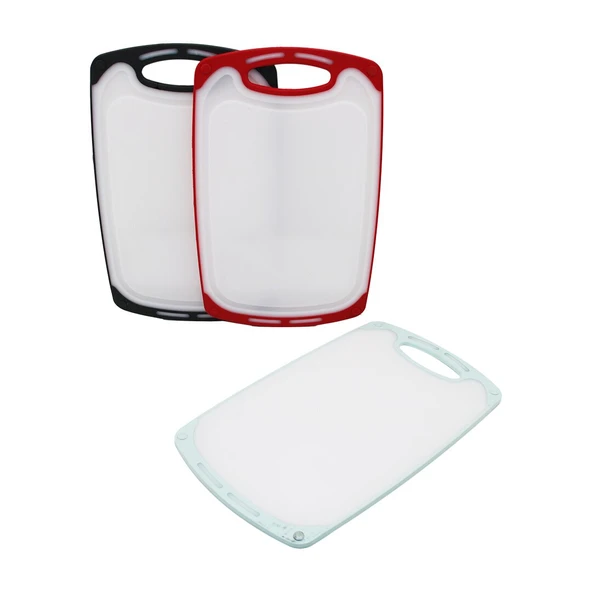 40X24CM  BÜYÜK  PLASTİK  KESİM PANOSU  KAYMAZ SİLİKON KENARLIK - 10MM KALINLIK (4401)