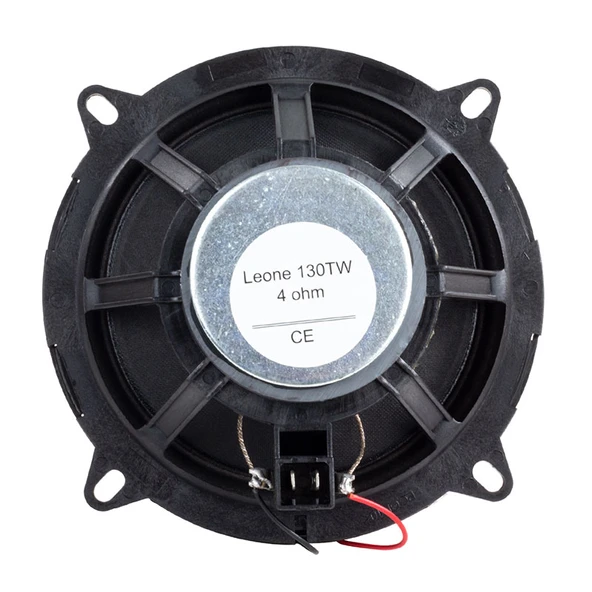 LEONE 130TW 13 CM 4 OHM 40 WATT PLASTİK KASA TWEETERLI TEKLİ OTO HOPARLÖR (MAGNET:60X17MM) (4401) - 3
