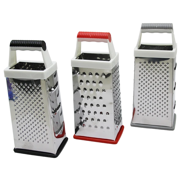 INOX DÖRTGEN - BÜYÜK METAL RENDE PLASTİK SAPLI (4401)