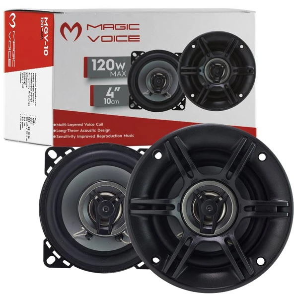 10 CM 120 WATT KAPAKLI TWEETERLI HOPARLÖR (2Lİ TAKIM) (4401) - 2