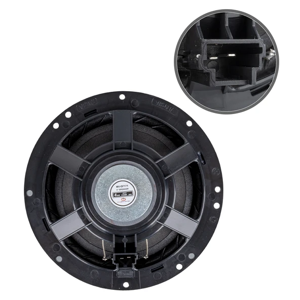 16 CM 4 OHM MAX 120 WATT TEKLİ OTO HOPARLÖR KAPAKLI (CITROEN-PEUGEOT) (4401) - 2
