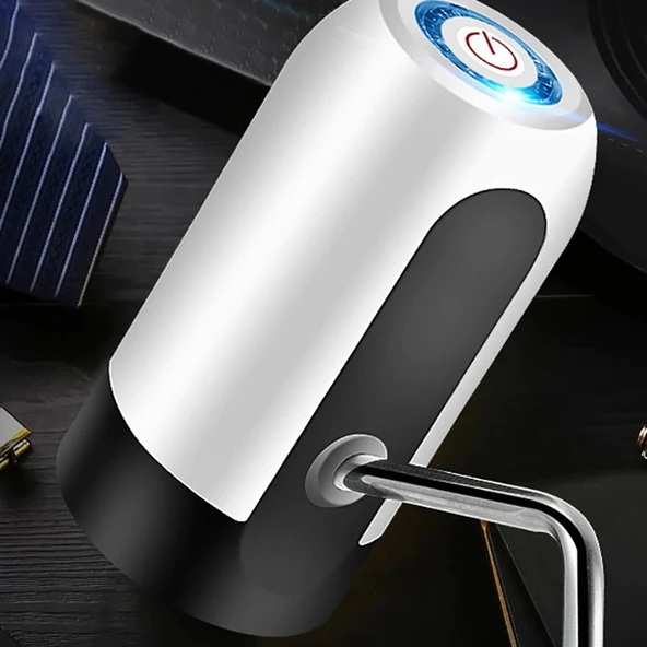 Usb ile Şarj Edilebilir  Otomatik Damacana Su Pompası (4401) - 4