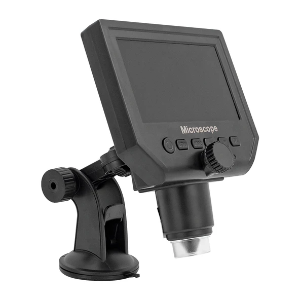4.3 LCD DIGITAL EKRANLI 3.6 MP HD TAŞINABİLİR MİKROSKOP (1-600X ZOOM-LİTYUM PİLLİ) (4401)