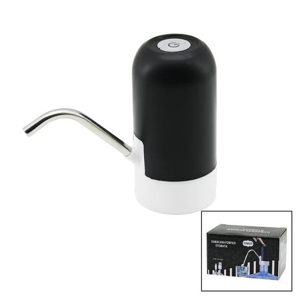 USB ŞARJLI - OTOMATİKDAMACANA SU POMPASI ŞARJ GÖSTERGELİ - DOKUNMATİK DÜĞME 4W - 5V (4401)