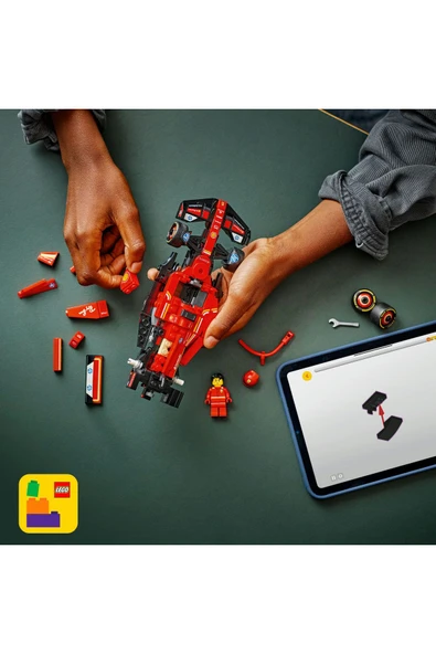 LEGO ® Speed Champions Ferrari SF-24 F1® Yarış Arabası 77242 - 10+ Oyuncak Yapım Seti (275 Parça) - 8