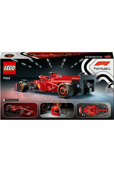 LEGO ® Speed Champions Ferrari SF-24 F1® Yarış Arabası 77242 - 10+ Oyuncak Yapım Seti (275 Parça) - 4