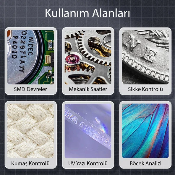 DİJİTAL MACRO KAMERALI PROFESYONEL TAMİRCİ MİKROSKOP 500X BÜYÜTME (4401) - 4