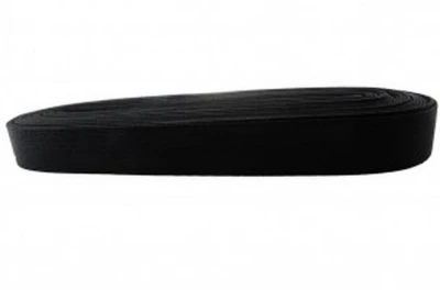 SİYAH - 2CM PAÇA LASTİK YASSI GENİŞ 10MT (4401)