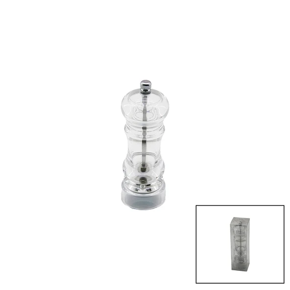 KÜÇÜK   ŞEFFAF MİKA KRİSTAL PLASTİK  BAHARAT ÖĞÜTÜCÜ (4401)