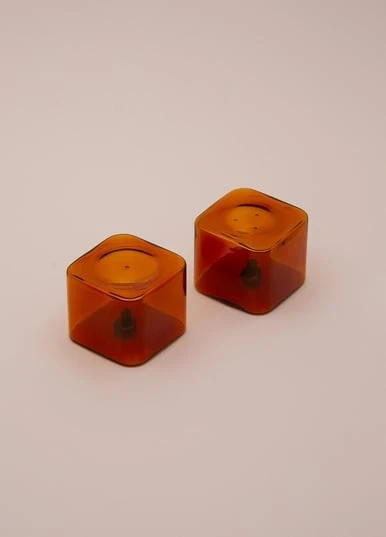 The Mia CAM0454 Kare Tuzluk Biberlik 2 Li Set Amber 6x5 Cm - 6