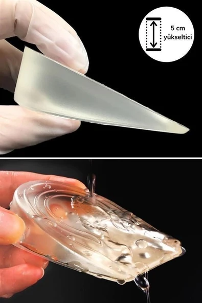 BUFFER® 10 adet  Ayakkabı Boy Uzatıcı Anatomik Ortapedik Silikon Tabanlık - 4