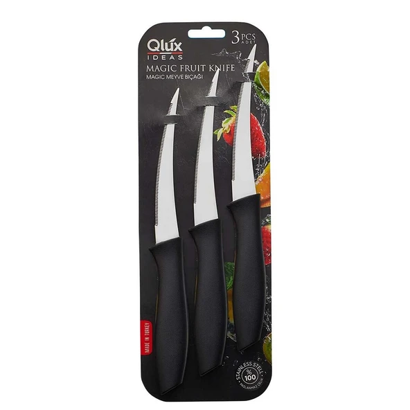 MAGIC 3PCS TIRTIRLI MEYVE BIÇAK (4401)