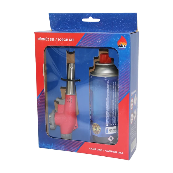KAMP GAZI SET227GR/400MLPÜRMÜZ - TORCH SETİ (4401)