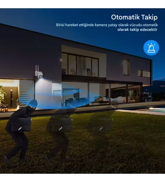 O-KAM Pro 3011 Wi-Fi PTZ Tek Kamera - 5