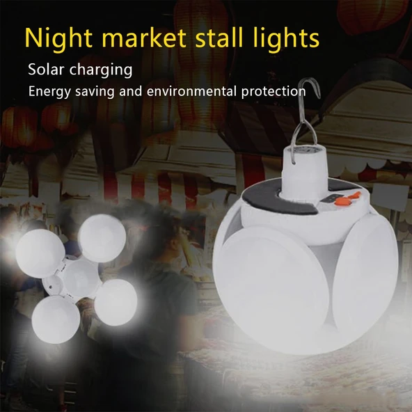 Solar 5 Kanatlı Kamp Lambası (4401) - 3