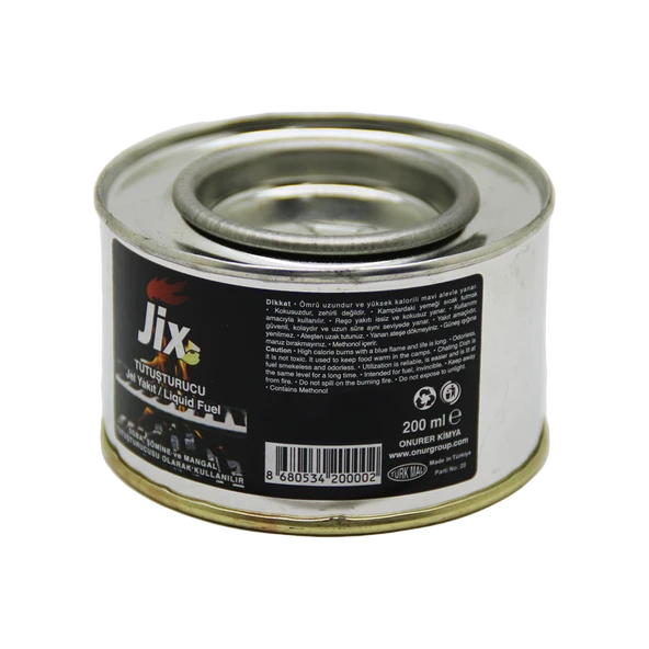 JİX TUTUŞTURUCU 200ML TENEKE JEL YAKIT (4401)