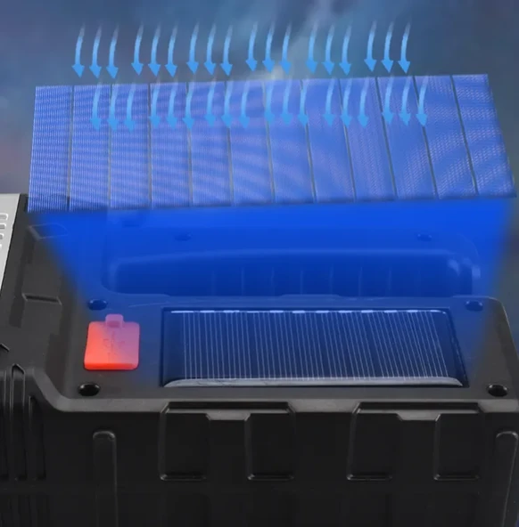 Solar Güneş Enerjili El Feneri Ve Işıldak 30w Fl-3361 (4401) - 3