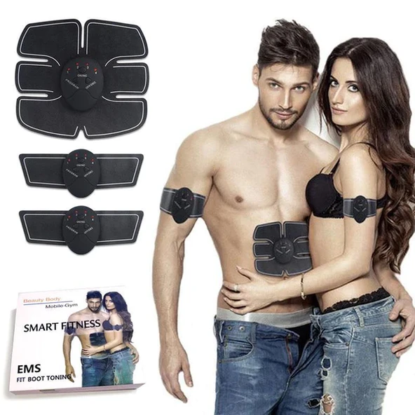 Vücut Geliştirici Elektronik Kemer Gym Masaj Aleti Spor Aleti (4401) - 3