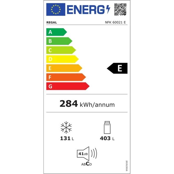 Regal NFK 60021 E Kombi No-Frost Buzdolabı - 3