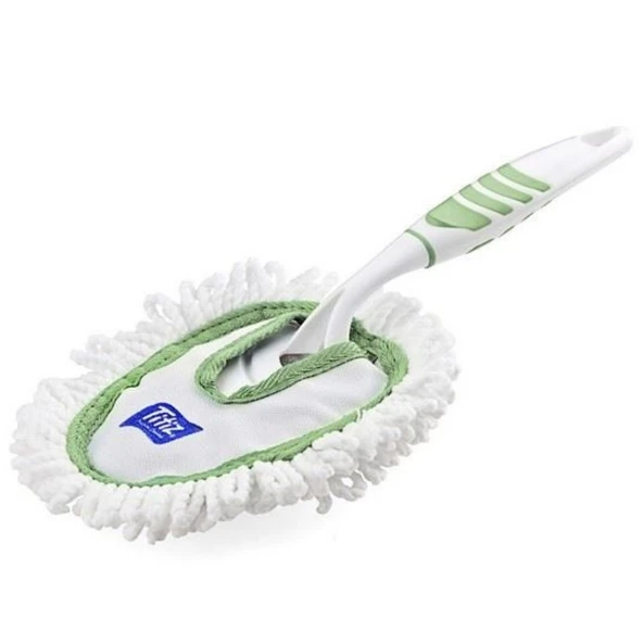 Mikrofiber Duster Toz Leke Kir Alıcı Temizleyici Tutacaklı Temizlik Bezi Aparatı Malzemesi (4401) - 5
