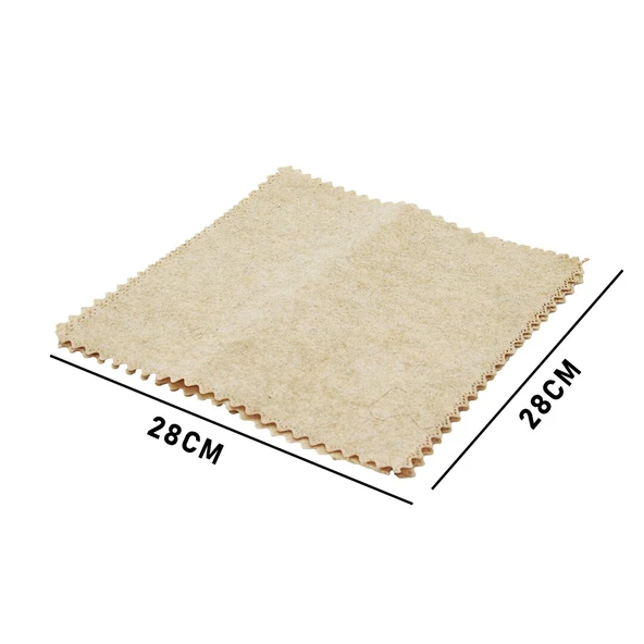 3 PCS 28X28CM YEŞİL LİF KABAK BİTİKİ ÜRETİMİ SAF DOĞAL TEMİZLİK BEZİ (4401)