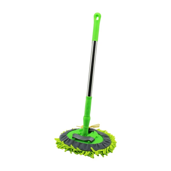 25CM - OVAL   MAKARNA  MOP RENKLİ MİKROFİBER  180° HAREKETLİ - UZAYAN METAL SAPLI= 54--90CM (4401)