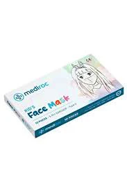 BEYAZ ÇOCUK MASKESİ LASTİKLİ 10 PARÇA (4401)
