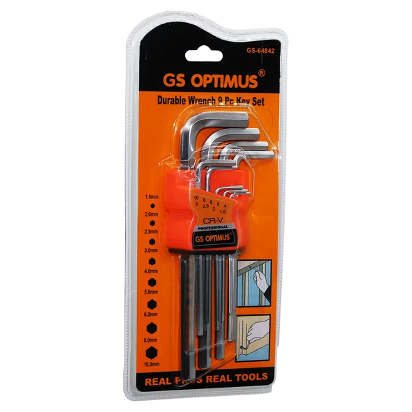 9 PARÇA  KROM UZUN - DÜZ ALYAN 180MM (4401)