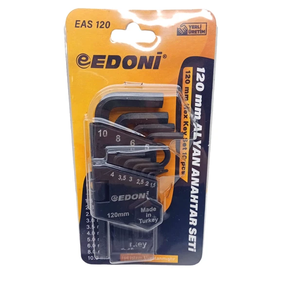 10 PARÇA  KISA DÜZ ALYAN VAKUMLU SİYAH 120MM (4401)