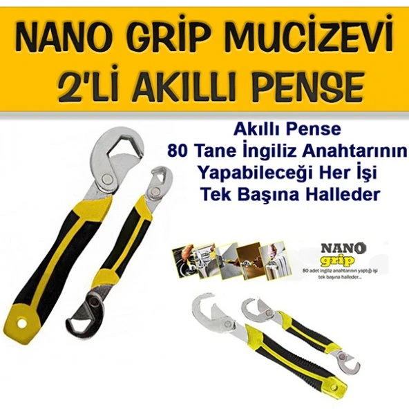 Nano Grip Akıllı Anahtar Pense (4401) - 4