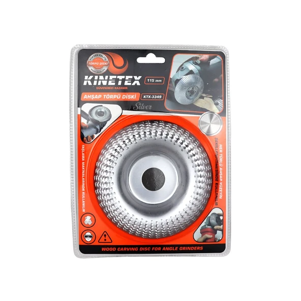 115MM  AHŞAP TÖRPÜ EĞE DİSK GÜMÜŞ (4401)