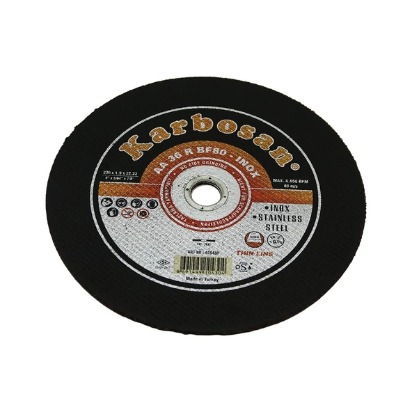 İNOX METAL KESİCİ DİSK 230MMX1.92X22 (4401)