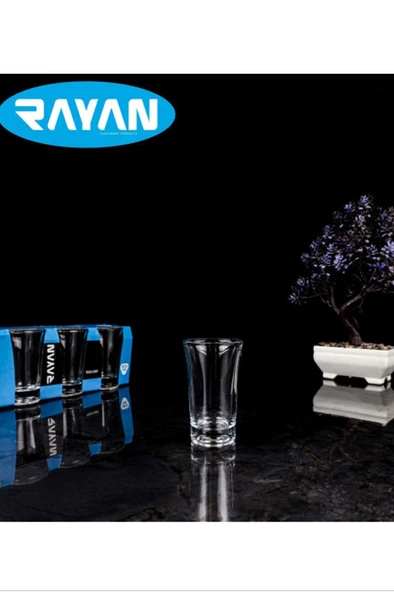 Kahve Yanı 6'lı Su Bardağı Tosca Shot Royaleks-TG-2022 - 3