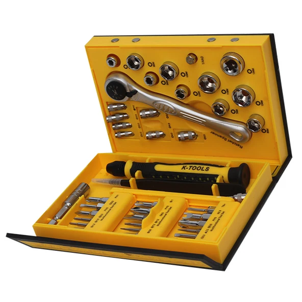K-1678 41 PARÇA MEKANİK VE ELEKTRONİK TAMİRCİ TORNAVİDA TAKIMI (4401)