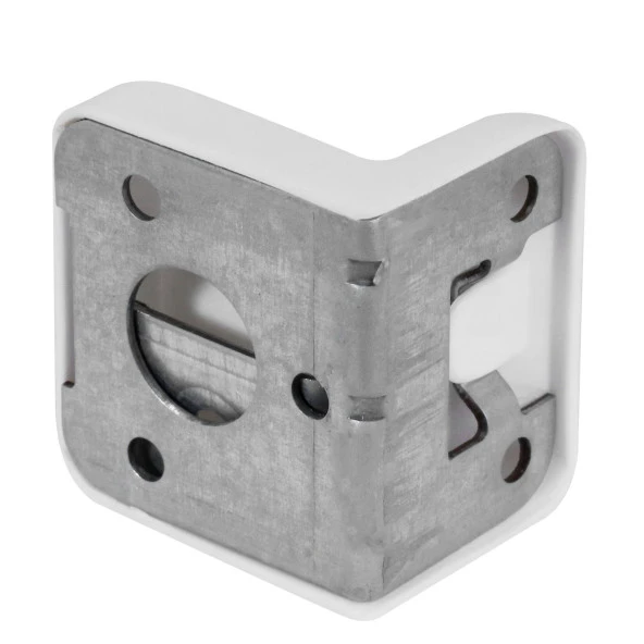 Mobilya Dolap Askı Elemanı Montaj Bağlantı Sabitleme Demiri Beyaz (10 ADET) - 2