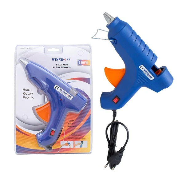 WINNBOSS WN-1200 100 WATT ANAHTARLI SICAK MUM SİLİKON TABANCASI (4401) - 2