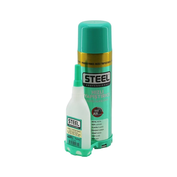 STEEL CK-2769  500ML+ 100GR  HIZLI YAPIŞTIRICI (4401)