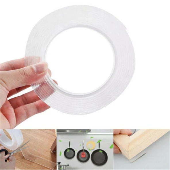 Çift Taraflı Bant 3 Cm 2 Metre (4401) - 3