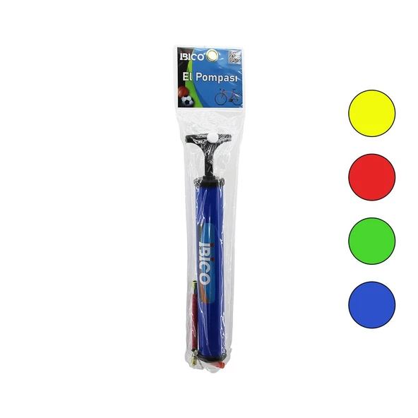MİNİ EL POMPASI BİSİKLET - TOP 28 CM POMPA HORTUM - TOP İĞNE - UÇ (4401)