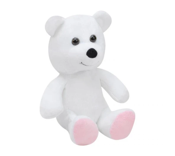 Ayı 20 cm Beyaz Pelüş Ayı Çocuk Oyuncak - 2