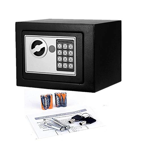 Elektronik Tuşlu Çelik Para Kasası Siyah (4401) - 3