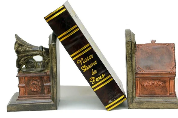 Kitap Stopper Gramafon & Pikap Dekoratif Hediyelik - 2