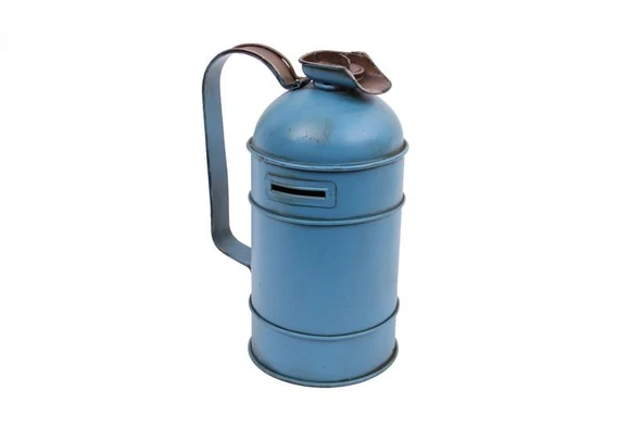 Dekoratif Metal Yakıt Bidonu Kumbaralı Vintage Hediyelik - 2
