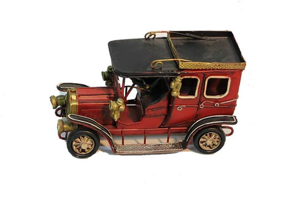 Dekoratif Metal Araba Vintage Dekoratif Ev Ofis Hediyelik - 3
